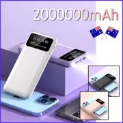 2000000mAh Power Bank Fast Charging High Capacity Portable Battery 2USB Charger