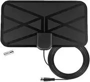 Digital HDTV Antenna Freeview Tv Aerial 1280 Miles 4k Hd FM VHF UHF Window Aerial for Local Channels Support All Television Receiver TV Antennas