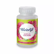 Pidilite Fevicryl Acrylic Colour, White Acrylic Paint, 500 ml, Art and Craft FS