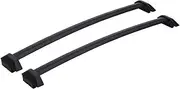 STIDPFZX 2pcs Black Side Rails Car Roof Rack Cross Bars Crossbars Compatible for CRV II 2001-2007 132 LBS 60KG Mounted On Car Rooftop