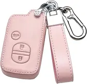 ontto Leather Car Key Fob Cover Keyring fit for Subaru Ascent BRZ Crosstrek Forester Impreza Legacy Levorg Outback STI WRX XV accessories Key Case keychain Remote key Holder