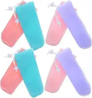 VICASKY 8pcs Soap Foaming Bags Durable Pe Soap Storage Pouches Portable Mesh Bags for Deep Cleansing for Skincare and Organizing Bathroom