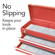 Resilia SIlver Dimond Pattern Tool Box PVC Liner - BIG 18IN X 25 FEET Roll - NOS