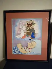 Myron Waldman Popeye cel: Dreaming of the big day" #42/125 Framed Animation Cel