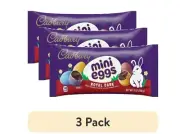Cadbury Mini Eggs Chocolate Royal Dark Crisp Sugar Shell 9 Oz Bag 10/25 - 3-PK