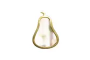 Rayell 32cm Aluminium Wall Mirror Poire Vanity Home Decorative Display Gold