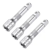 3pcs 1/4 Inch (F) to 1/4 Inch (M) 2" Drive Ratchet Socket Adapter Extension Bar