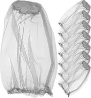 Yardwe 8pcs Outdoor Net Portable Netting Outdoor Accessory Netting Neck Cover Hiking Supply Head Net Mesh Portable Netting Mesh Net Cloth Travel Fishing Field