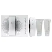 Mercedes-Benz Mercedes-Benz Club For Men 3 Pc Gift Set 3.4oz EDT Spray, 3.4oz Shower Gel, 3.4oz After Shave