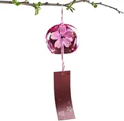 Romantic Wind Chimes, Wind Chimes | Romantic Flower Outside Wind Chimes | Traditional Lucky Small Wind Chimes, Indoor Outdoor Garden Bell with Card
