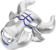 GARIOUANS Cattle Head Mask for Reusable Animal for Themed Parties Festivals Carnival Events Comfortable Design for Long Hours of Fun Distinctive Vivid Appearance