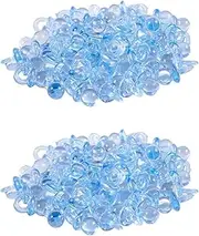 Binxind 100Pcs Mini Acrylic Charms Baby Pacifiers Shower Favors Party Game Decorations