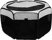 Foldable Playpen for Dog/Cat/Puppy with Removable Mesh Shade Cover