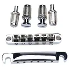 Chrome Bridge Tailpiece For Guitar