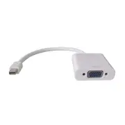 Astrotek AT-MINIDPVGA-MF Mini DisplayPort DP to VGA Adapter Converter Cable 20cm Male to Female