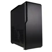 ALmordor Mini Tower SFF ITX Computer PC Case Aluminum Panel for Gaming Desktop, Easy Assemble, Black