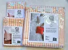 The Jay St. Block Print Company Birra Coral White Duvet Cover Queen 2 Euro Shams