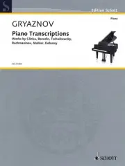 Piano Transcriptions Sheet Music Works by Glinka Borodin Tchaikovsky 049044695