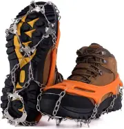 Ice Snow Shoes Grips Traction Cleats Grippers Crampons Outdoor Walking Hiking