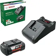 Bosch Home & Garden 36V 4.0 Ah Li-ion Battery & Charger Starter Set 36V Power for All (DIY Home and Garden Tools)