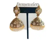 indian ethnic Jhumka, Jhumki, Party Wear Bali Earnings