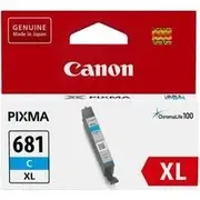 Canon CLI681XLC CYAN INK TANK 500 PAGES FOR TR7560 TR8560 TS6160 TS8160 TS9160