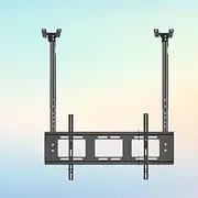 Adjustable Ceiling TV Mount Bracket, Suitable for 55-86 Inch Large LED Screens, Ceiling TV Mount, Double Bar Adjustable Tilt TV Bracket, VESA 800x400mm