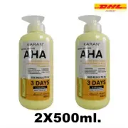 2X Body Cream Fruit Hydroxy Acids VC&E Radiant Skin Moisture Whitening 500ml