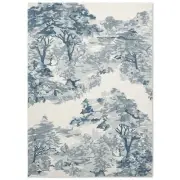 NEW Ted Baker Landscape Toile Rug Light Blue 350x250cm