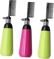 ADOCARN 3pcs Hair Color Comb Bottle Hair Mist Hair Color Applicator Bottle Spray Bottle Empty Travel Spray Bottle Oiling Bottle Comb Hair Spray Hair Oils Hair Dye Dispenser Bottle Plastic