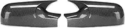 for R&enault Megane 2 MK2 2002-2009 Car Replacement Exterior Door Side Rear View Mirror Cover Caps Reverse Shell Case Car Side Mirror Cover Exterior Mirrors (Color : Carbon)