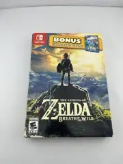 The Legend of Zelda Breath of the Wild w/ Bonus Explorers Guide Nintendo Switch