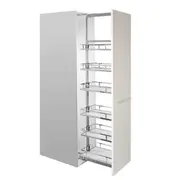Elite Provedore Pull Out Pantry - 400mm Cupboard - 1400mm-1700mm Adjustable Height