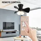 LED Ceiling Fan with Lighting and Remote Control for Bedroom