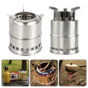 Outdoor Wood Stove Backpacking Portable Survival Wood Burning Camping Stove Tool