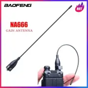 NAGOYA High Gain NA666 Antenna 144Mhz 430MHz 5.5dBi Ham Radio Rubber Soft Mast