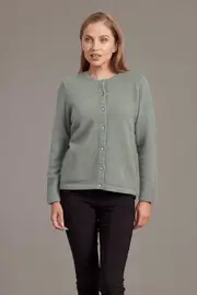 Mint McDonald Possum Merino Cardigan With Genuine Swarovski Buttons