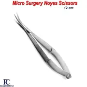 Medical Noyes Curved Micro Scissor Microsurgery Spring Scissors Dissection Tools