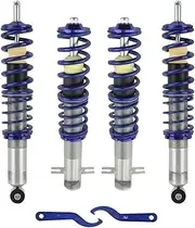 Coilovers,Compatible With VW Jetta 1980-1984,Compatible With VW Rabbit/Golf MK1 1975-1984 Spring Shock Absorber Lowering Kit Blue
