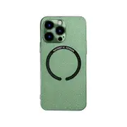 Iphone Magsafe Leather Case leather Green 14 Pro Max Case Cover