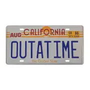 1pc NewYork/California License Plate, New York ASSMAN California OUTATIME, Car Decorative Parts License Plate, Wall Decor For Bar, Cafe, Garage, Re...