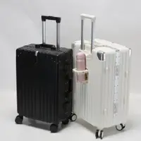 在飛比找蝦皮購物優惠-進口🔥大容量行李箱 鋁框行李箱 旅行箱 拉桿箱 登機箱 密碼