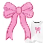 3 x Embroidery Bow Patch Iron On Patch Sew On Patch For Clothing T-shirt Jacket
