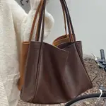 【DODO BAG】 美拉德大容量包包女MUYI新款休閒質感軟皮通勤包時尚斜背包托特包