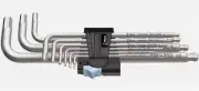 Wera Allen Keys Set Stainless 3950 PKL/9 Ball-Point Metric Hex-Plus L-Key