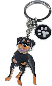 [Mummumi] Keychains,Lovely Dog Key-ring Portable Metal Keychain Keyring Key Decor Car Keyring Tag