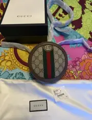 New With Tags 100% Auth Gucci Ophidia GG Supreme Canvas & Leather Mini Backpack