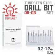 DSPIAE: Drill Bits 0.3-1.2mm - Tungsten Steel Combo Bit Set - DB-03
