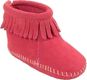 [Minnetonka] Back Flap Bootie (Infant/Toddler),Pink,1 M US Infant
