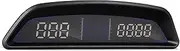 OSALADI Universal Car Head-up Display Digital Speedometer Navigation Alert Mileage Tracking Perfect for All Vehicles